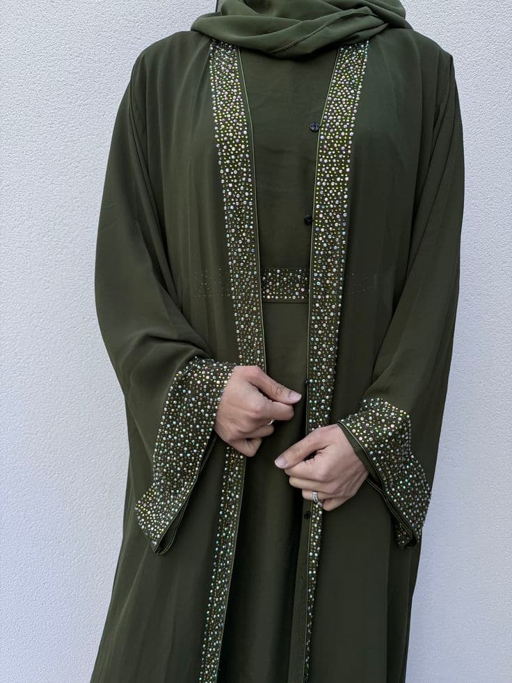 Color Abaya C-02 detail view 5 - Shukran Abaya