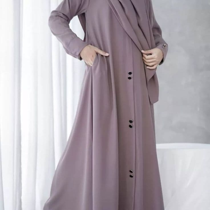 Color Abaya C-03 detail view 5 - Shukran Abaya
