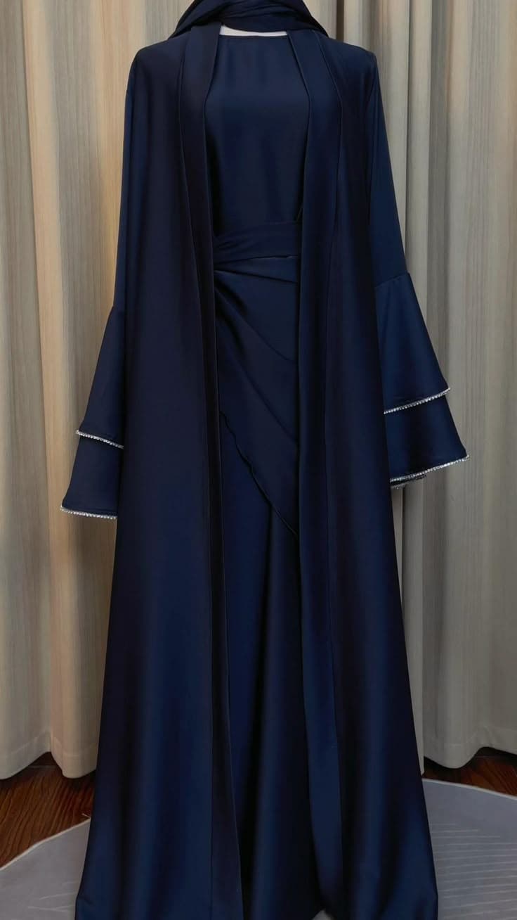 Color Abaya C-03 detail view 2 - Shukran Abaya