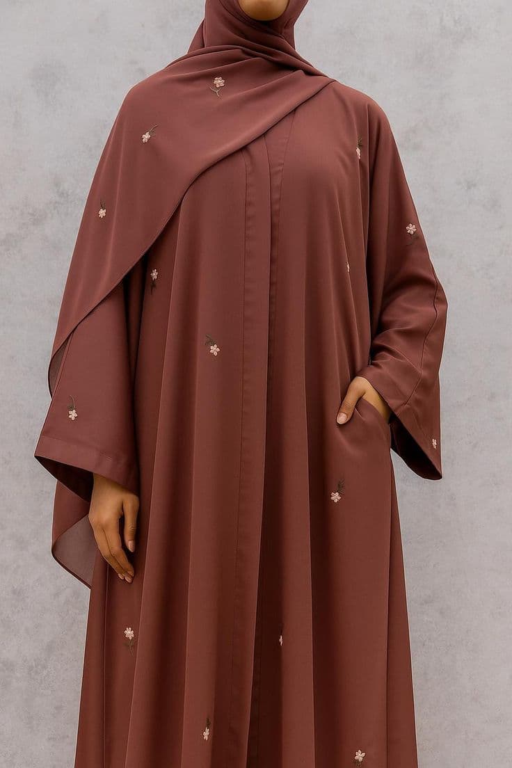 Color Abaya C-04 detail view 4 - Shukran Abaya