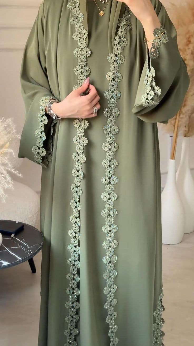 Color Abaya C-06 detail view 5 - Shukran Abaya