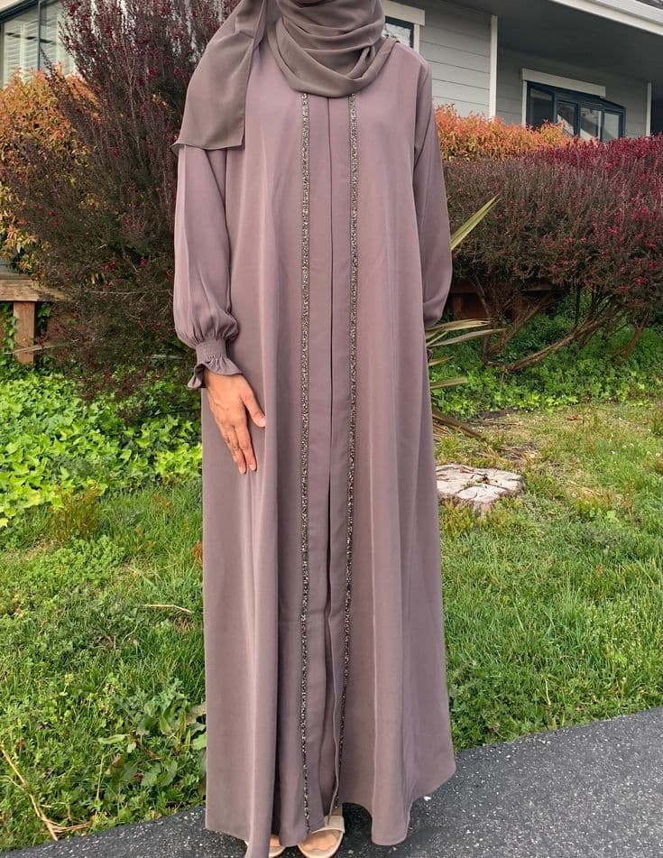 Color Abaya C-07 detail view 4 - Shukran Abaya